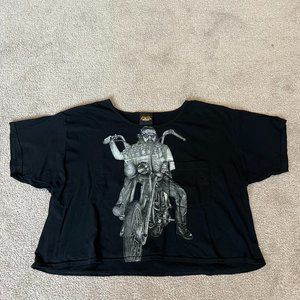 LOSER MACHINE - BYOB Biker Cropped Tee - Size O/S